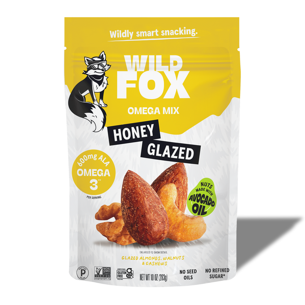 Honey Glazed Omega Trail Mix – Wild Fox Foods