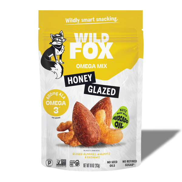 Honey Glazed Omega Trail Mix – Wild Fox Foods