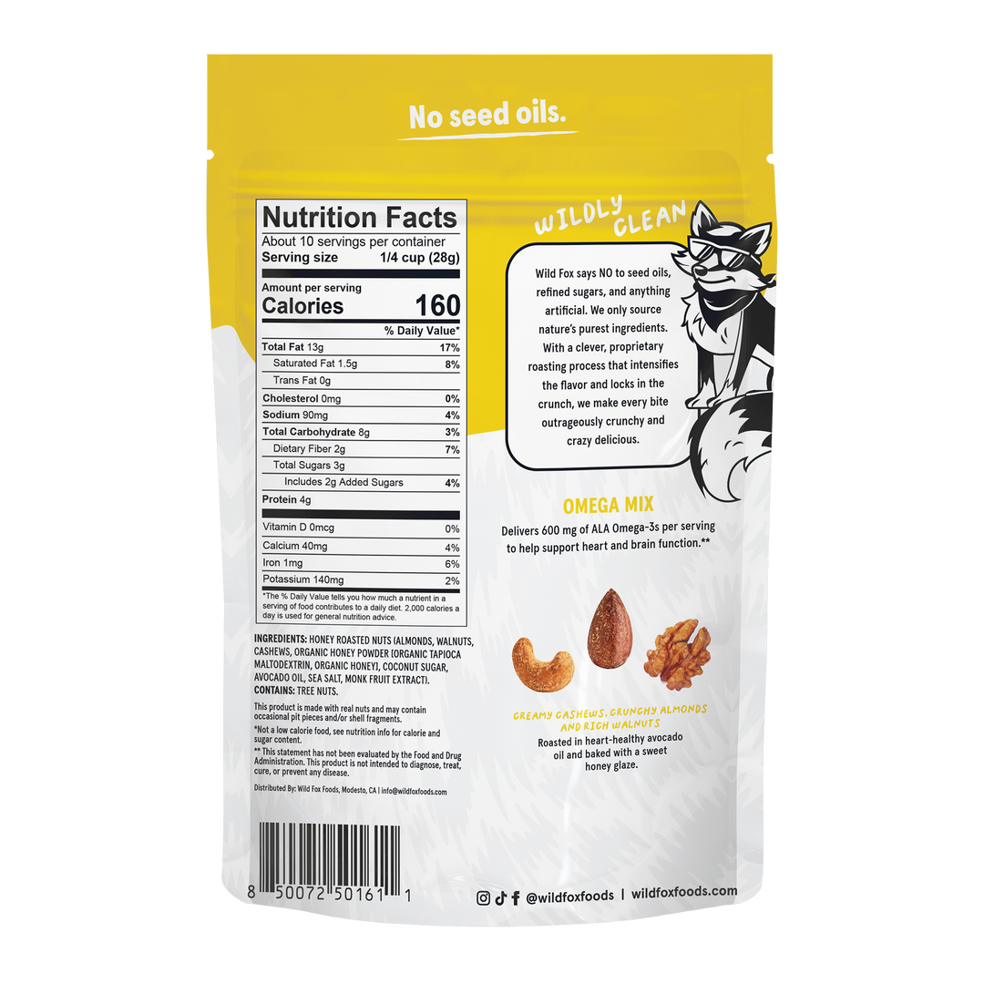 Honey Glazed Omega Trail Mix