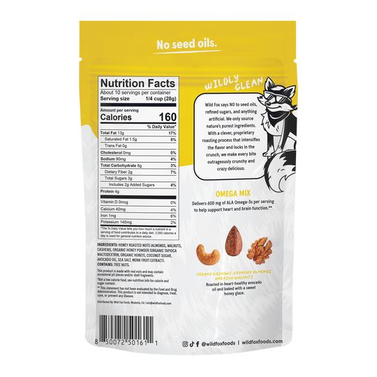 Honey Glazed Omega Trail Mix