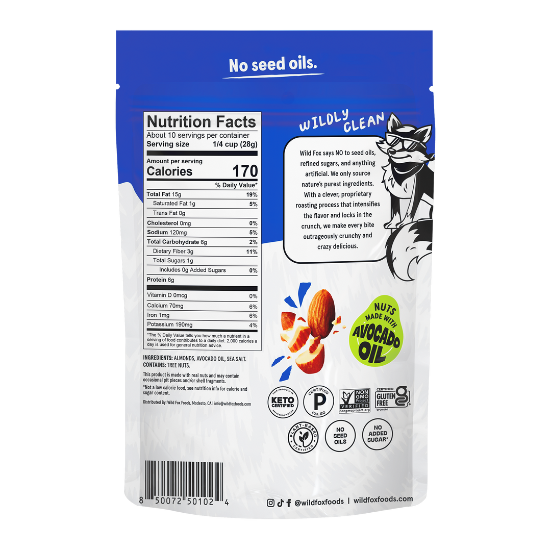 Roasted Almonds, Sea Salt