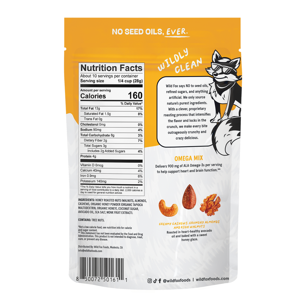 Honey Roasted Omega Trail Mix